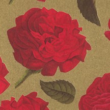 Red Roses on Gold Florentine Print Paper ~ Rossi Italy